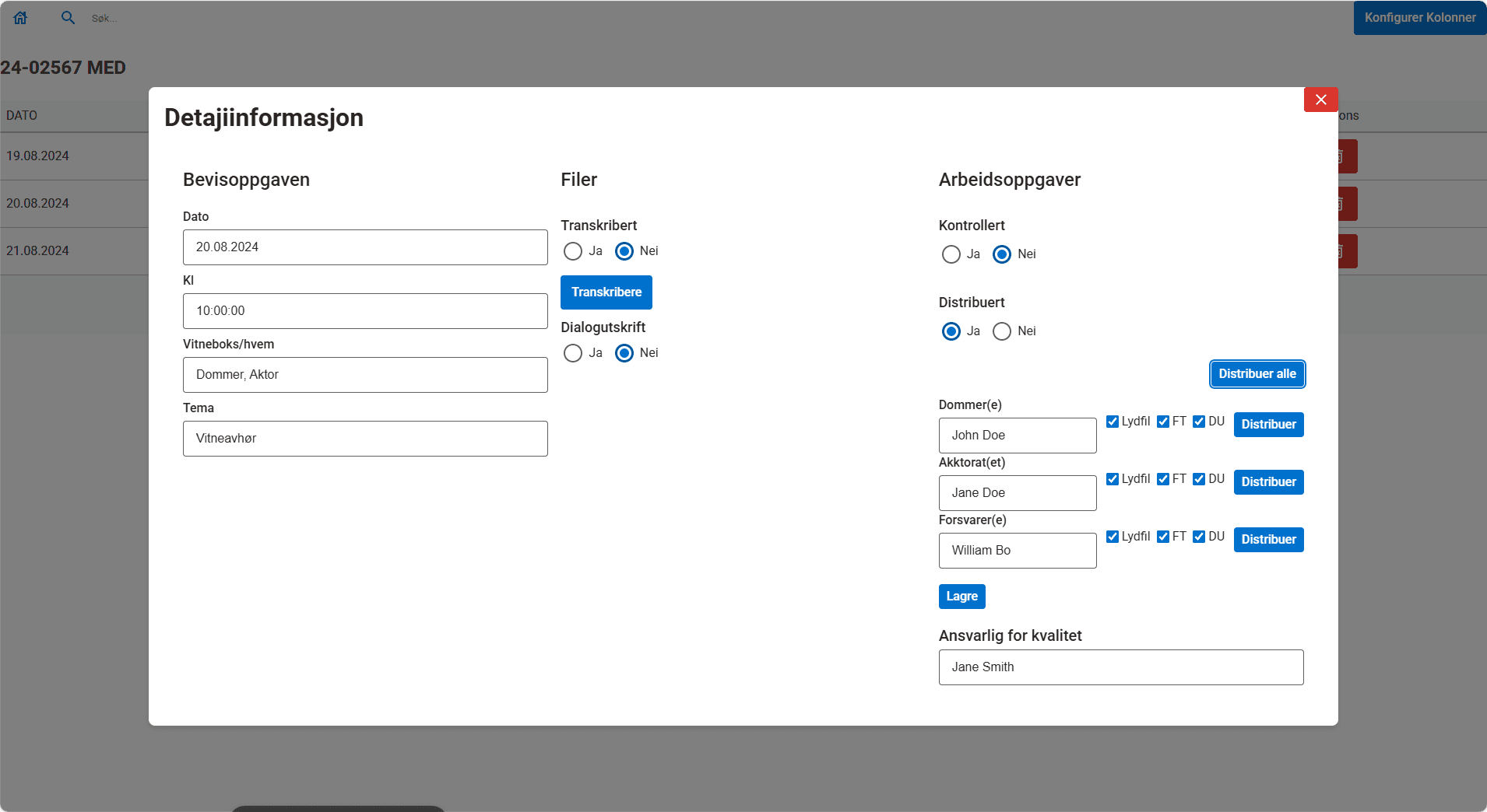 Digital Saksassistent (Demonstrator)